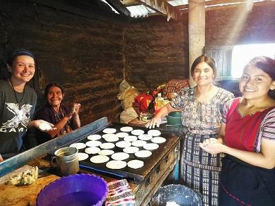 Making Tortillas for Lunch